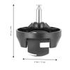 ABS Vacuum Caster Wheel Black ABS Swivel Caster Assembly  Robotic Vacuum Maintenance
