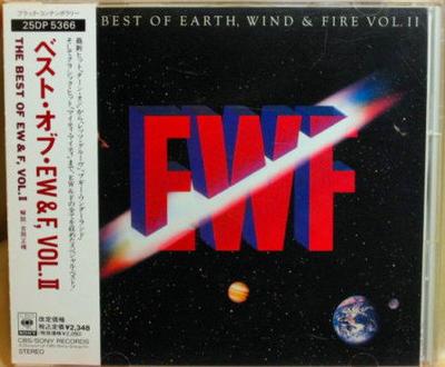 CD EARTH, WIND & FIRE - Best Of Ew & F, Vol2 25DP5366 CBS/Sony 1988 Japan Soul/Funk Used