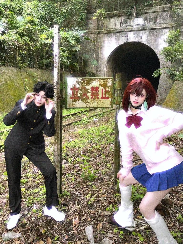Anime Dandadan Aira Shiratori Cosplay Kostüm Momo Ayase JK Matrosenröcke Anzug Ken Takakura Jacken Hosen Perücke Schuluniform
