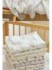Newborn Infant Hooded Cotton Gauze Bath Towel & Swaddle Blanket