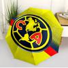 Club America Print Automatic Open Close Umbrella, Portable Foldable Umbrella, for Outdoor Commute Camping Trip, Ideal Birthday Gift