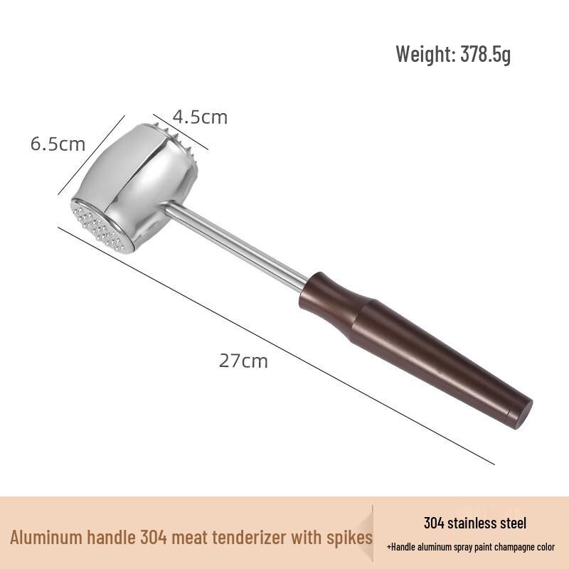 304 Stainless Steel Double-Sided Meat Tenderizer