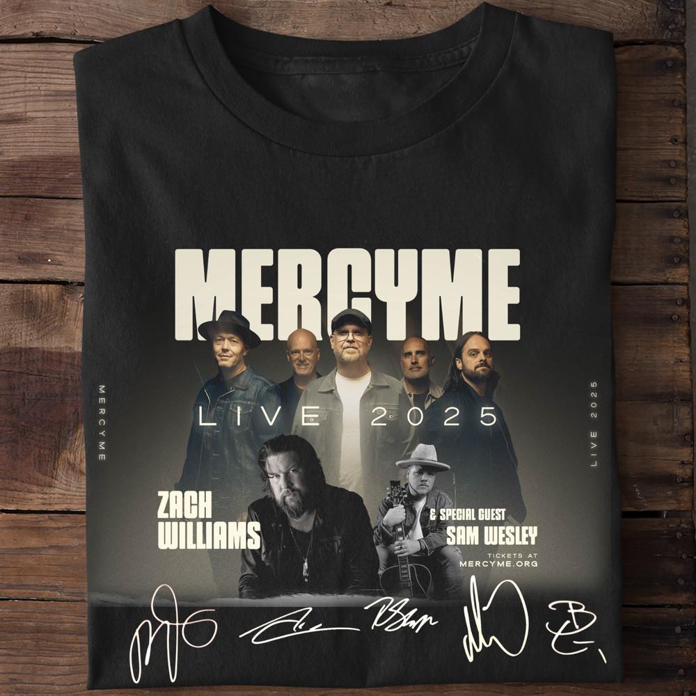 NEW MercyMe Band Tour 2025 Collection Gift For Fan S to 5XL T-shirt QA115 Unisex T-Shirt M