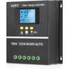 60A 80A 100A MPPT Solar Charge Controller 12V 24V 36V 48V Solar Panel Battery Intelligent Regulator for Lead-acid/Lithium