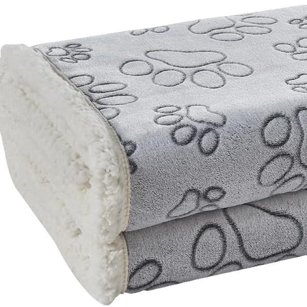 Wasserdichte Flanell Sherpa Haustierdecke - Warme Hund & Katze Matte