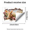 Easter Bunny Easter Egg Flower Bedroom Living Room Children's Room Holiday Decoration Beautification Stickers