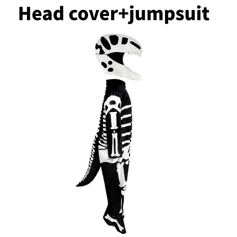 Dinosaur Skeleton Halloween Cosplay Costume Kid Stage Costume Clothing Parties