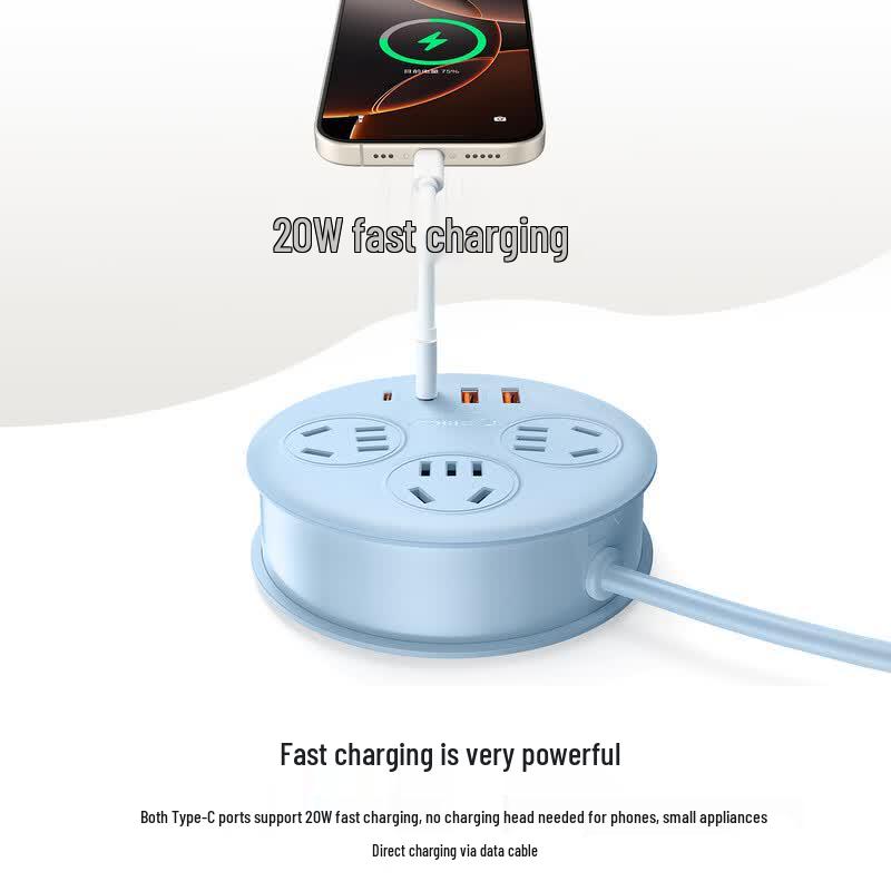 ORICO GaN 20W Fast Charging Multi-port Power Strip CN plug (adapter included)