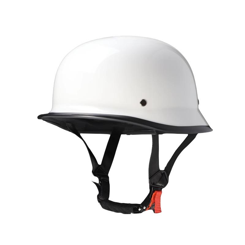 

Private Helmet Motorcycle Helmet Summer Vintage Locomotive Half Helmet Cruise Scalp Helmet Men s and Women s Electric XXL жемчужина белый