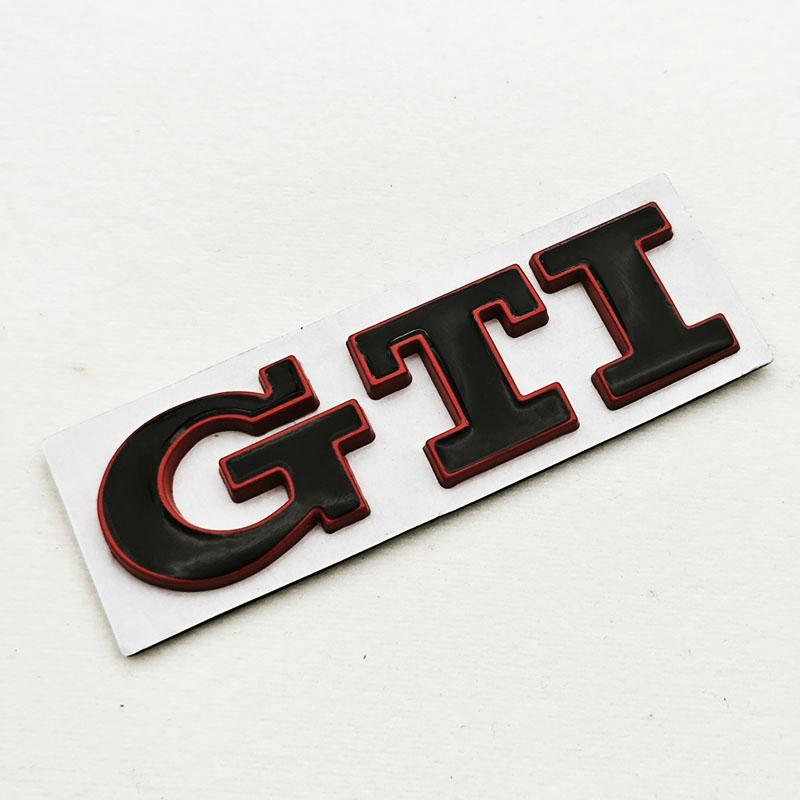 

For VW VOLKSWAGEN 2026 New 3D High-Quality Chrome Metal Logo GTI Emblem Car Trunk Sticker Badge For VW Golf 8/Polo/Jetta/Tiguan/