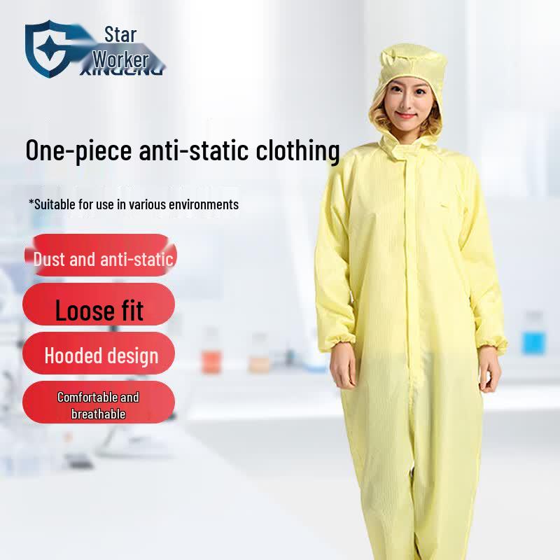 XINGGONG Anti-static Hooded Coverall Work Suit XXXL