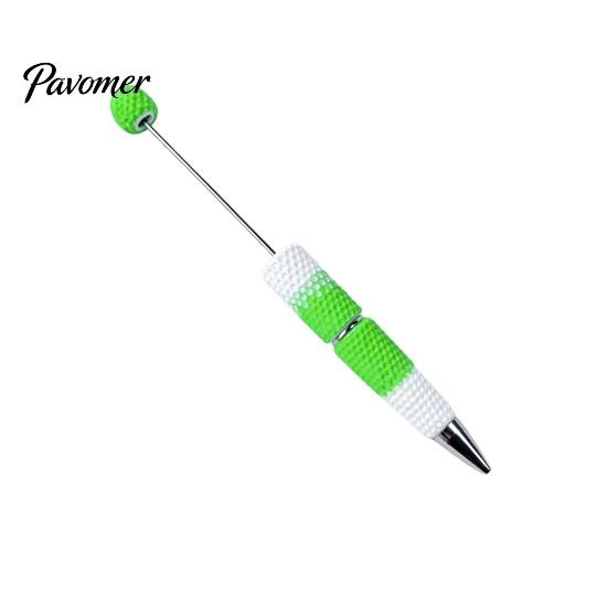 Creative Writing Supplies DIY Beadable Pen, Colorful Fancy Beaded Crafting Ballpoint Craft Pens for Adults Gift Students, Party Favors, Office