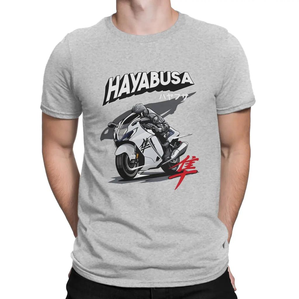 Cooles Herren T-Shirt Hayabusa Vintage T-Shirts Kurzarm Rundhals T-Shirt Reine Baumwolle Geschenkidee Kleidung Mode Streetwear