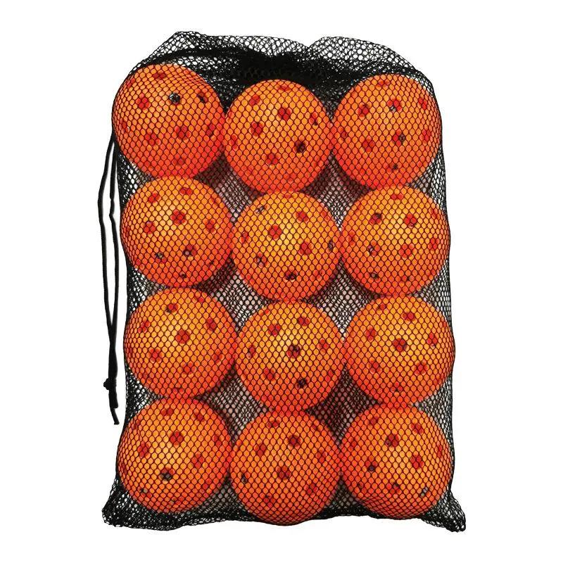 12pcs Pickleball 74MM 40 Holes Outdoor Durable Pickleballs 26g per Ball for Competition Pack of Outdoor Pickleballs