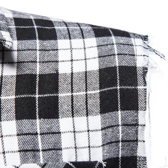 Shirt Vest Fashion Sleeveless 3D Cutting Casual Vest Men Plaid Print Waistcoat Top Men Vest Male Clothing