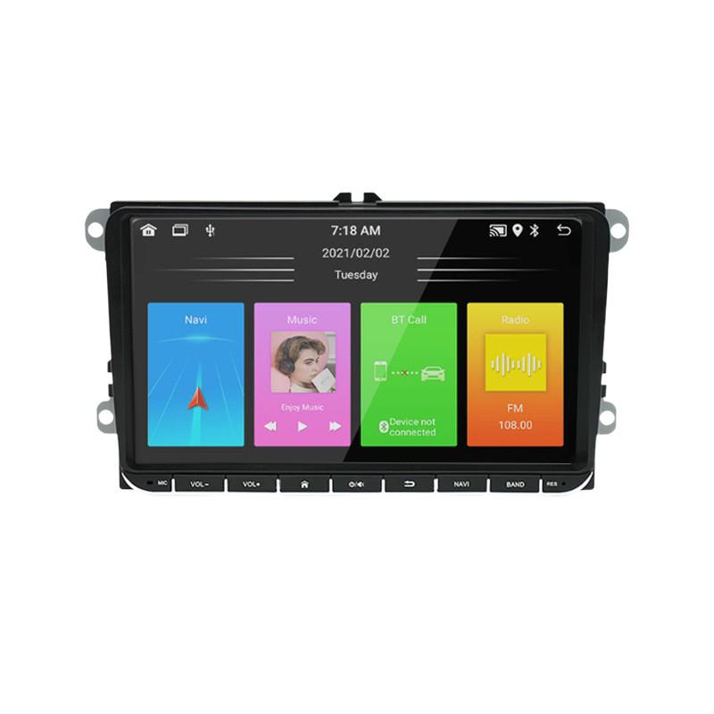 9-inch Android Car MP5 Player for Volkswagen with GPS, CarPlay, and Bluetooth.