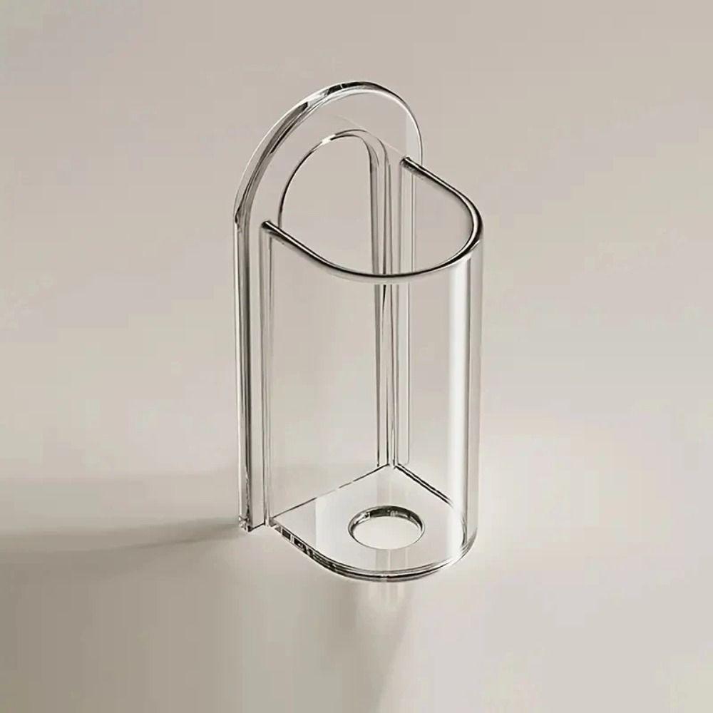 Wall Mount Electric Toothbrush Holder Punch-Free Transparent Toothbrush Storage Rack Space Saving Electric Toothbrush Base