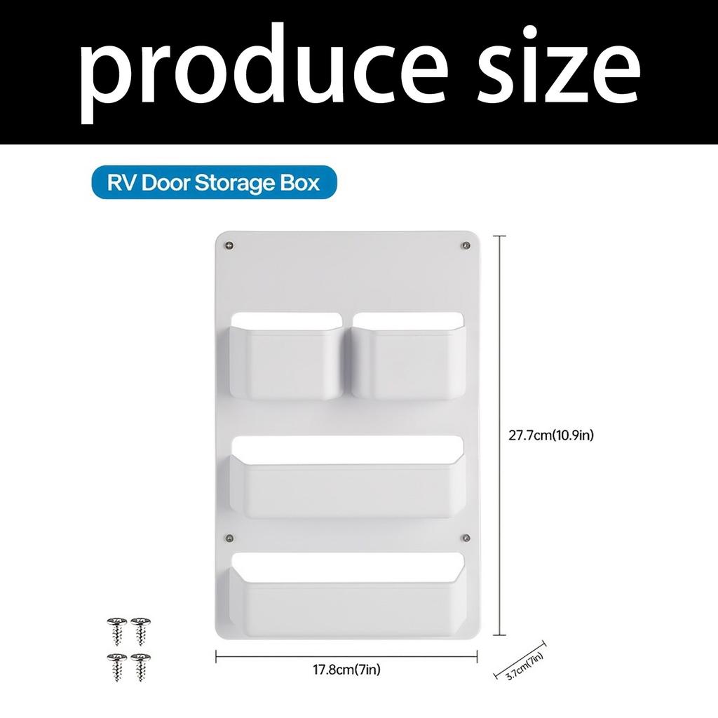 Campers Door Organizer Shelf with Quick Install Feature for Camping Trips Outdoor Adventures Dust Resistant