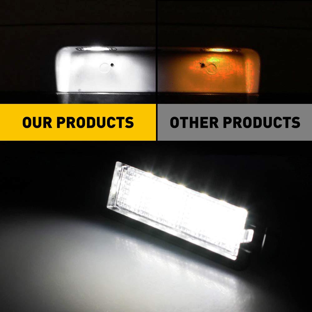 1Pcs LED License Number Plate Light Bulb CANBUS 6500K White for Dodge Charger Challenger 2015 2016 2017 2018 2019 2020 2021 2022