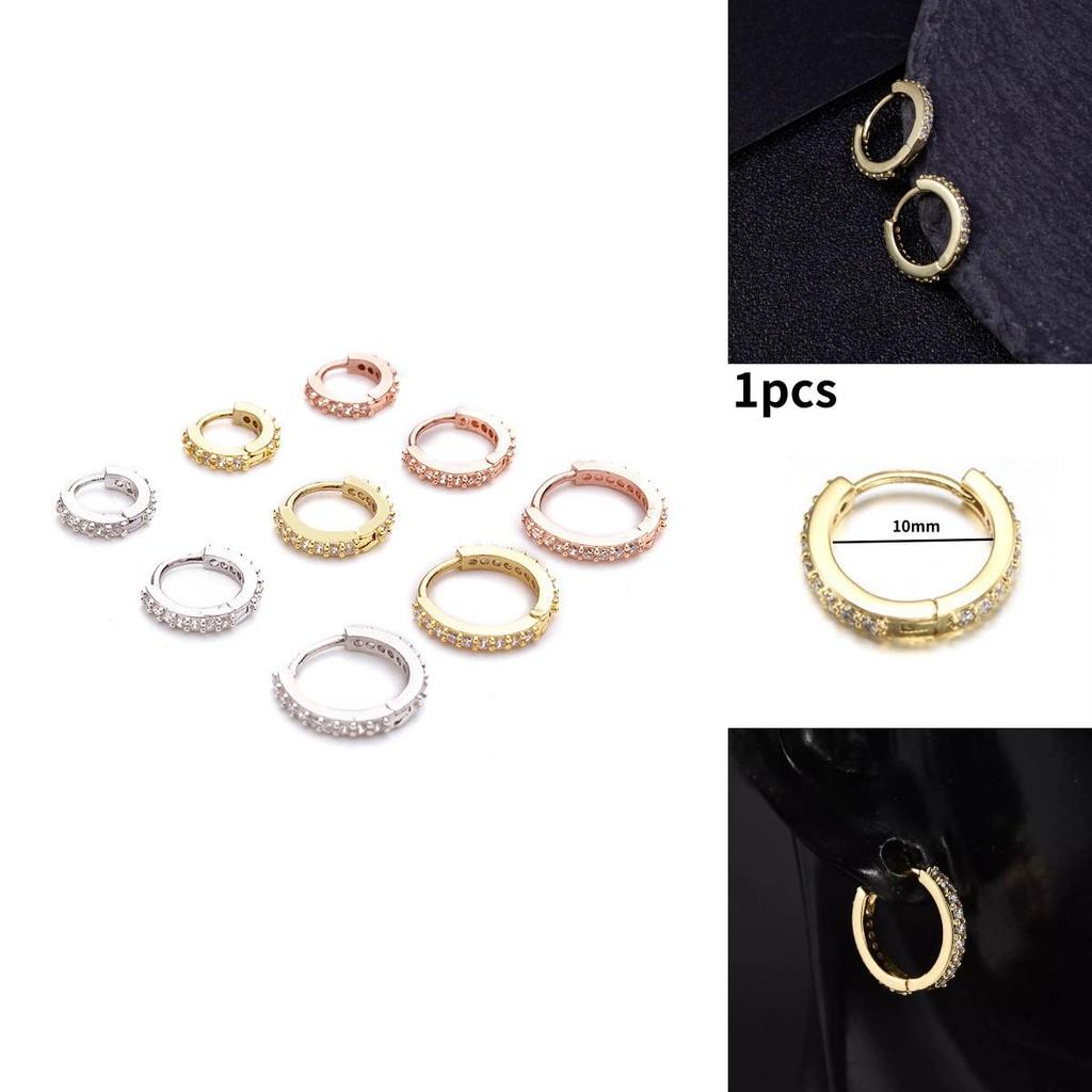 Elegant Geometric Mini Earrings For Women With Sparkling Zirconia And Unique Styles