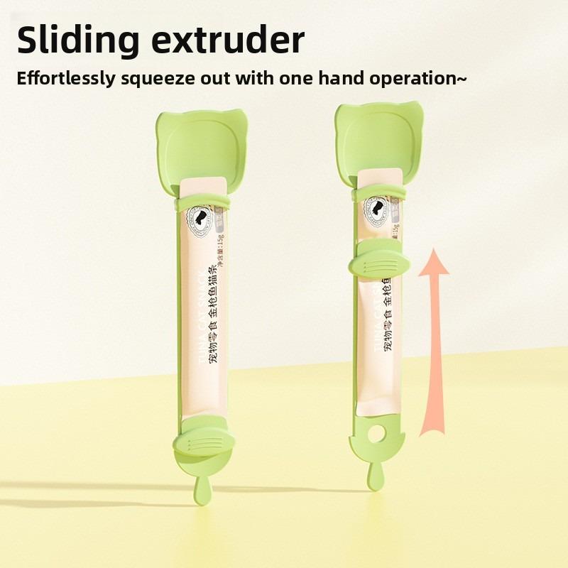 Cat Stick Feeder, Squeegee, Cat Stick Spoon, Squeegee, Spoon, Meat Puree, Cat Food Wonder Tool, Cat Stick Feeding Wonder Tool