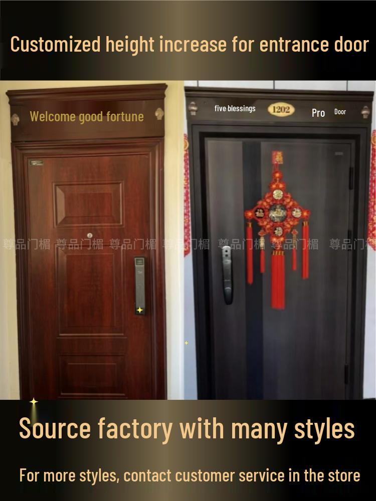 Lintel Heightening Anti-theft Entrance Door Customization & Beautification