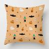 Decorative Cushion Home Living Room Decor Throw Pillow Cover Plant Halloween Autumn Funny
