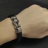 Unisex Infinity Word 8 Leather Bracelet With Stainless Steel Beads Fashion Jewelry for Mens-for Party Wedding or Gift