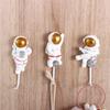 Strong Viscose No Punching Wall Hanger Wall Hook Bathroom Accessories Key Holder Astronaut Hook