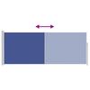 Retractable Side Awning 120 X 300 Cm Blue