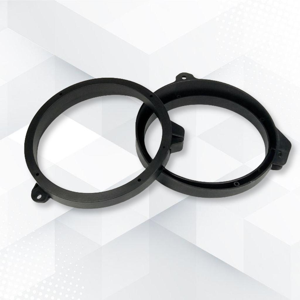 Pair Shockproof Speaker Spacer Brackets Universal Sound Enhancer Gasket Set 6.5inch Replacement Spacer Gasket for Auto