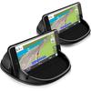 Loncaster Car Phone Holder, Car Phone Mount Silicone Car Pad Mat for Various Dashboards, Slip Free Desk Phone Stand Compatible with iPhone, Samsung,