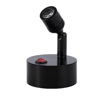 Cicogna Mini LED Spotlight, Compact, Pedestal Type, No Wiring Required, Adjustable Angle, Hobby Light for Figures, Plastic Models, and Favorite