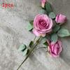 Rose Realistic Artificial Flowers Four Heads For Wedding Photo Props Home Decor
