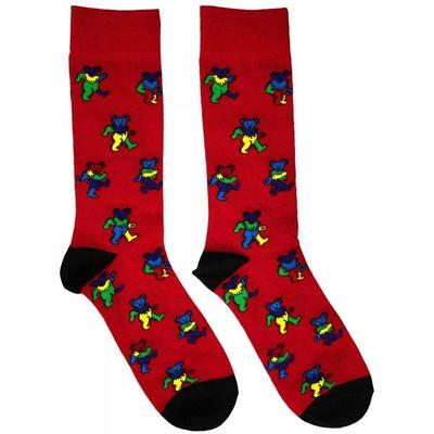 Grateful Dead Unisex Yetişkin Dans Eden Ayı Çorapları