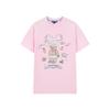 Kids Girls' Bow Print Cotton Short Sleeve T-shirt