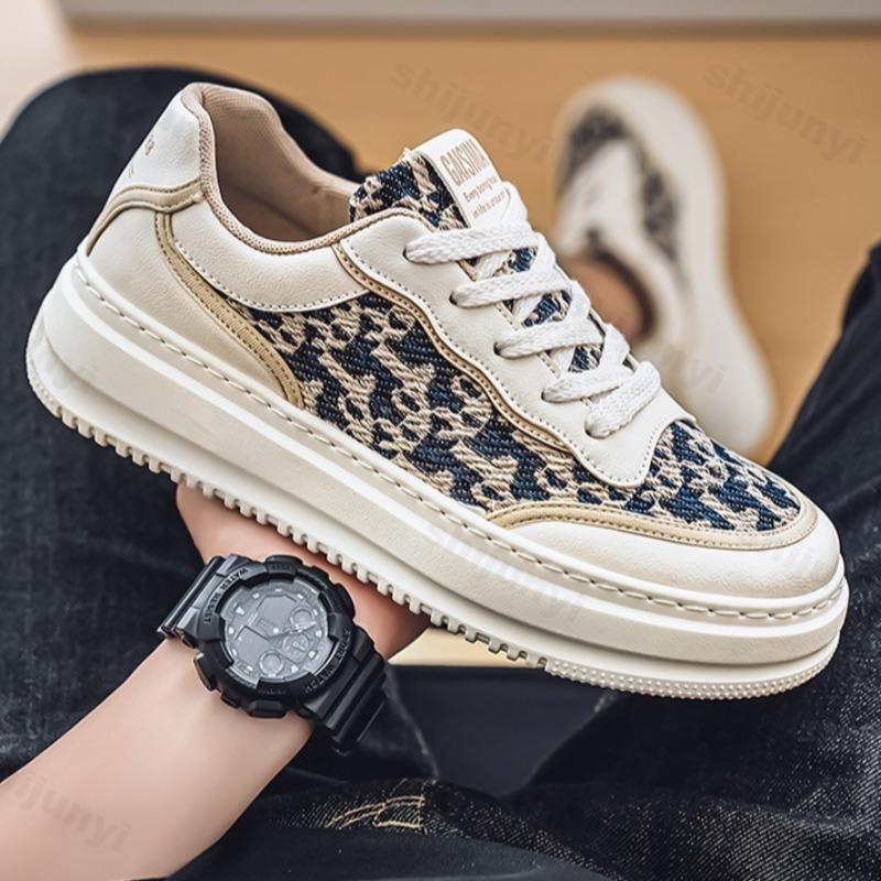 Fashion 2025 Spring New Breathable Men's Casual Shoes Comfortable Versatile Fashion Trend Niche Design Thick Soled Sport Chunky sneakers