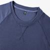 Herren Casual T-Shirt Waffelstrick Lockerer Schnitt T-Shirts für Mann Einfarbige Kurzarm-T-Shirts Übergroßer Schnitt Strukturierter Stoff Rundhalsausschnitt