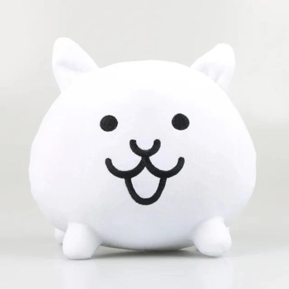 

20cm The Battle Cats Plush Toy Neko Stuffed Toy Cat Plush Doll Soft Animals Cute Cartoon Birthday Gifts for Children Home Decor 20cm белый