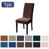 Solid Color Elastic Silver Fox Fleece Chair Cover Household Hotel Dining Table Chair Cover Velvet Chair Cover