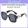 Fashion Square Sunglasses With Uv400 Protection For Summer Fashion And Outdoor Activities