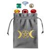 Lueear Tarot Bag, Tarot Pouch, Tarot Card Bag, Makeup Holder Bag, Tarot Deck Storage Drawstring Pouch, Jewelry Storage Bag, Small Playing Card Holder