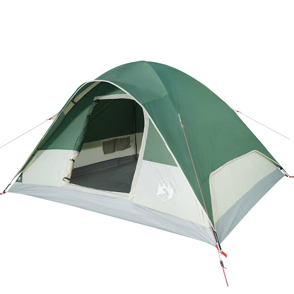 Vidaxl Family Tent, 6-Person, Dome, Green, Waterproof