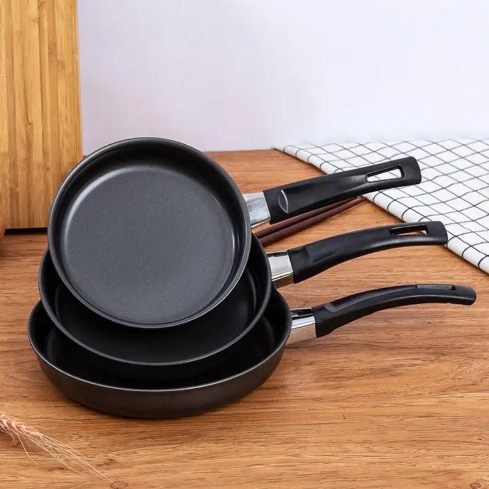 14/16/18cm Mini Frying Pan Flat Bottom Pancake Pan Steak Skillet Omelette Pan  Breakfast