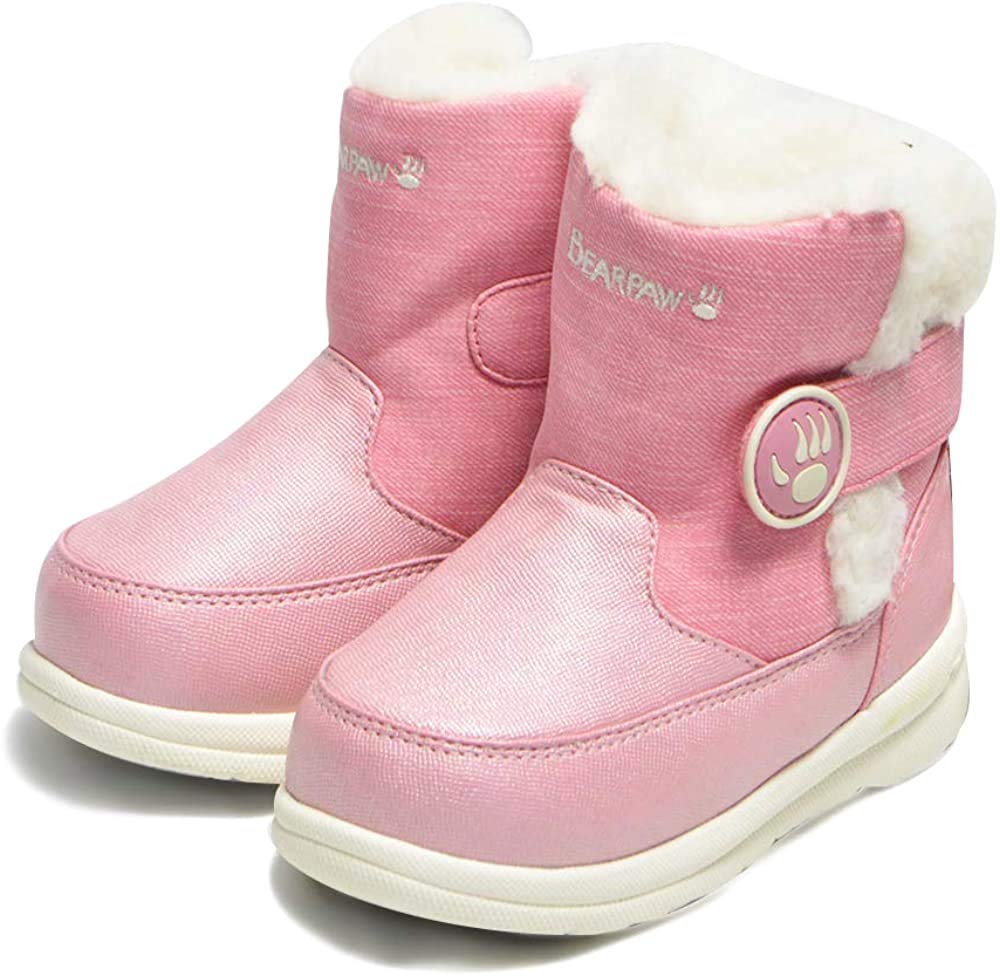 

BEARPAW Chloe Junior Winter Snow Size Pink Kids Boots, 23.0 cm, розовый