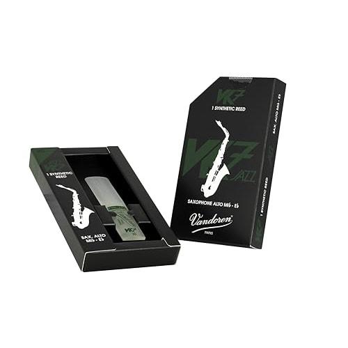 Vandoren Synthetic Reed for Alto Saxophone [SVK72110] VK7, Hardness: 10