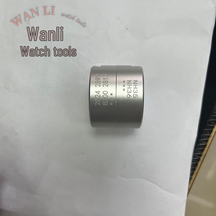 Soporte de Movimiento Doble Cara de Aluminio para Reparación de Relojes (Modelos: 2824, 2836, 2892, 2813, 8200, NH3536)
