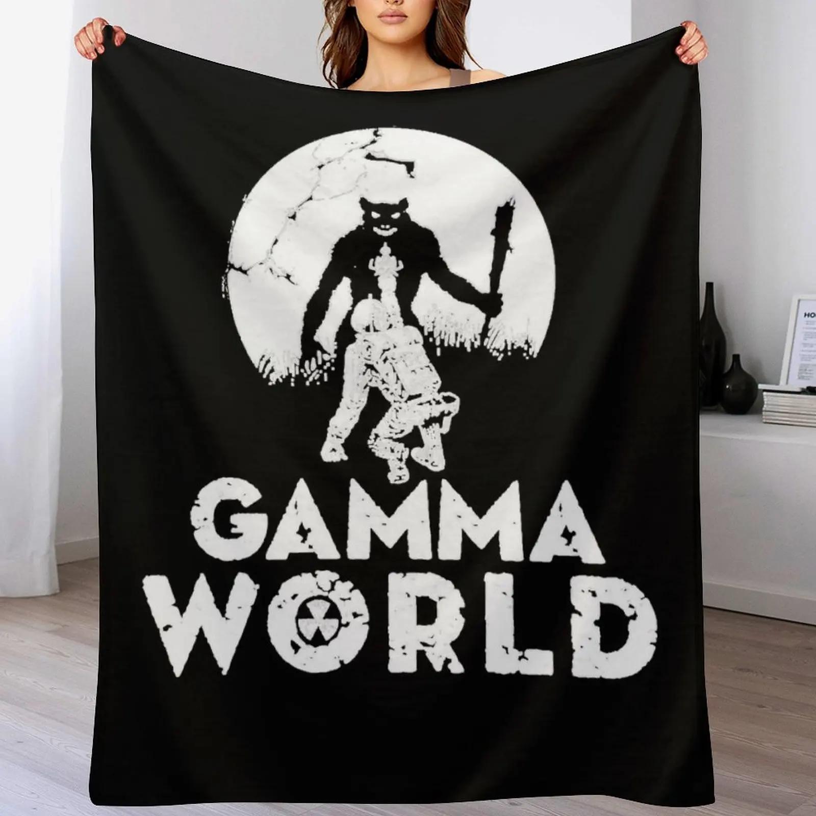 Gamma World Throw Blanket Warm Napping Blanket for Office Couch Bed 102x76cm(40x30in)