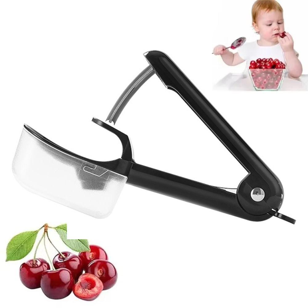 Automatic Rebound Cherry Core Seed Remover Plastic Kernel Seed Remover Olives Corer  Fruits Gadgets