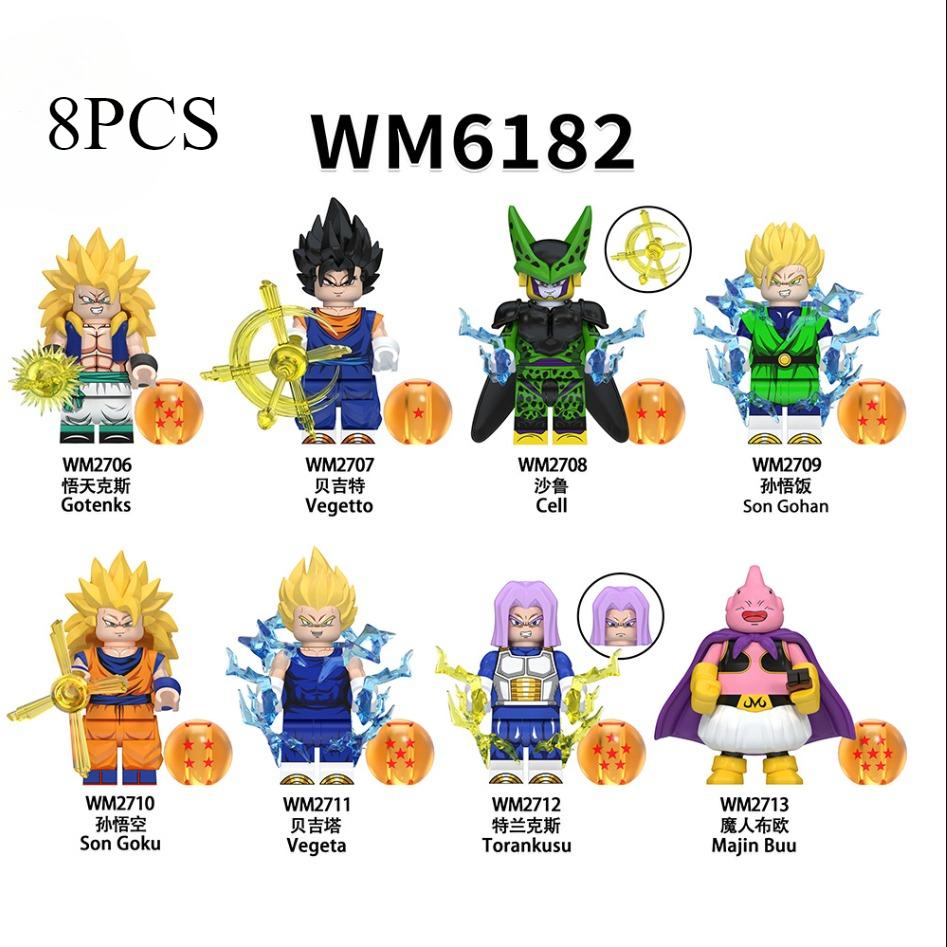 

Фігурки Дії Аніме Dragon Ball Super Saiyan Son Goku Vegeta Подарунки Колекційні Z WM6184 WM6181 WM6177 від Round Sensory Міцні Стискаючі Пружні